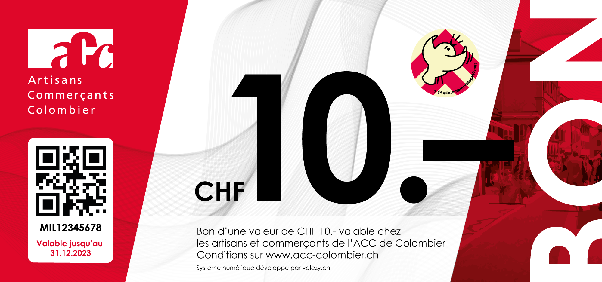 Bon 10 CHF - ACC
